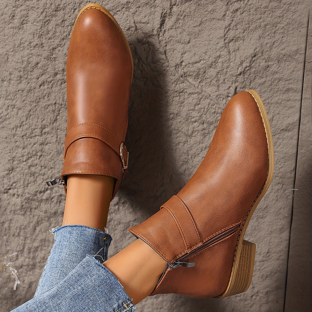 Amélina™ | Bequeme Stiefeletten mit Schnalle für empfindliche Füße