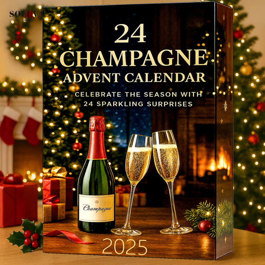 Champagner-Adventskalender 2025 – 24 Tage voller Festlichkeit & Genuss 🥂🎄