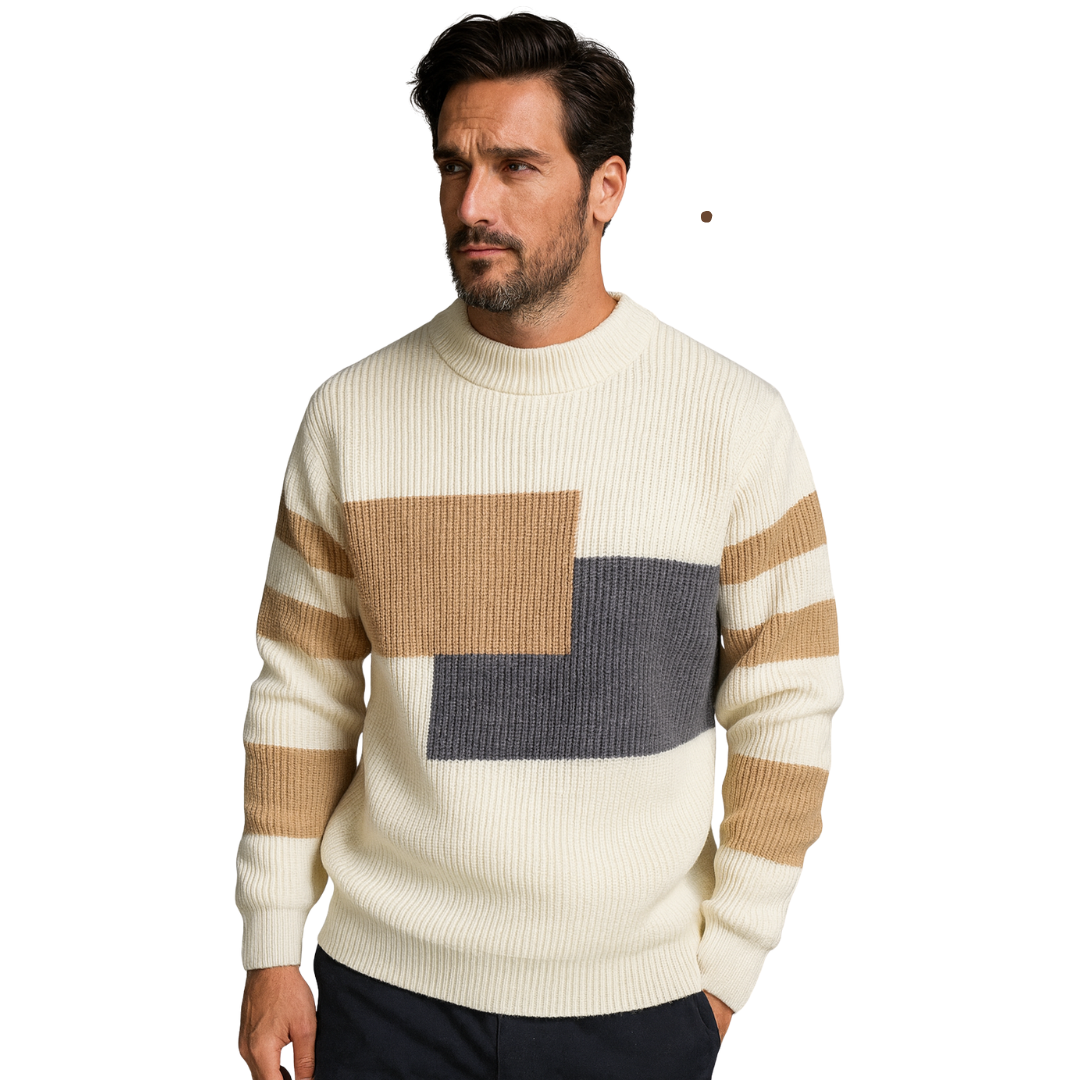 Hilmar – Figurbetonter Pullover mit Rundhalsausschnitt